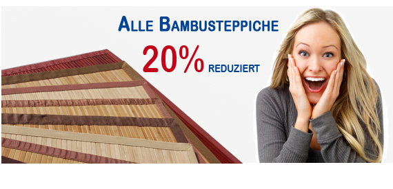 Bambusteppich SSV - alle Bambusteppiche reduziert
