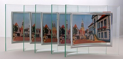 5 St. Glasbilderrahmen Bilderrahmen Querformat NEU