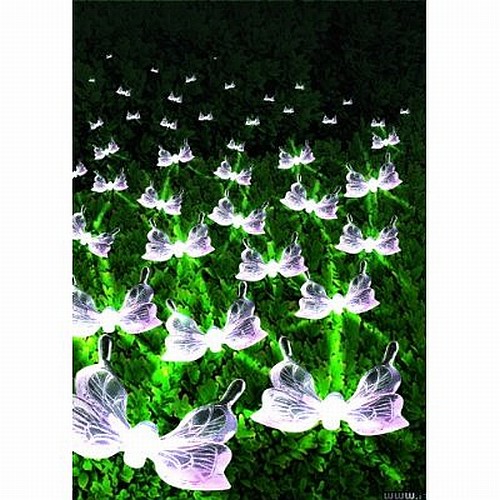 LED Solar Lichterkette Schmetterlinge