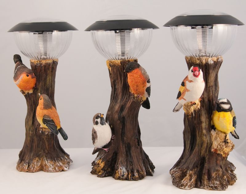 LED Solar Gartenleuchten mit Vogelmotiv