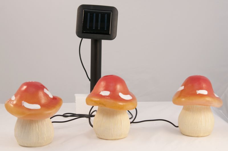 LED Solar Gartenbeleuchtung Pilze