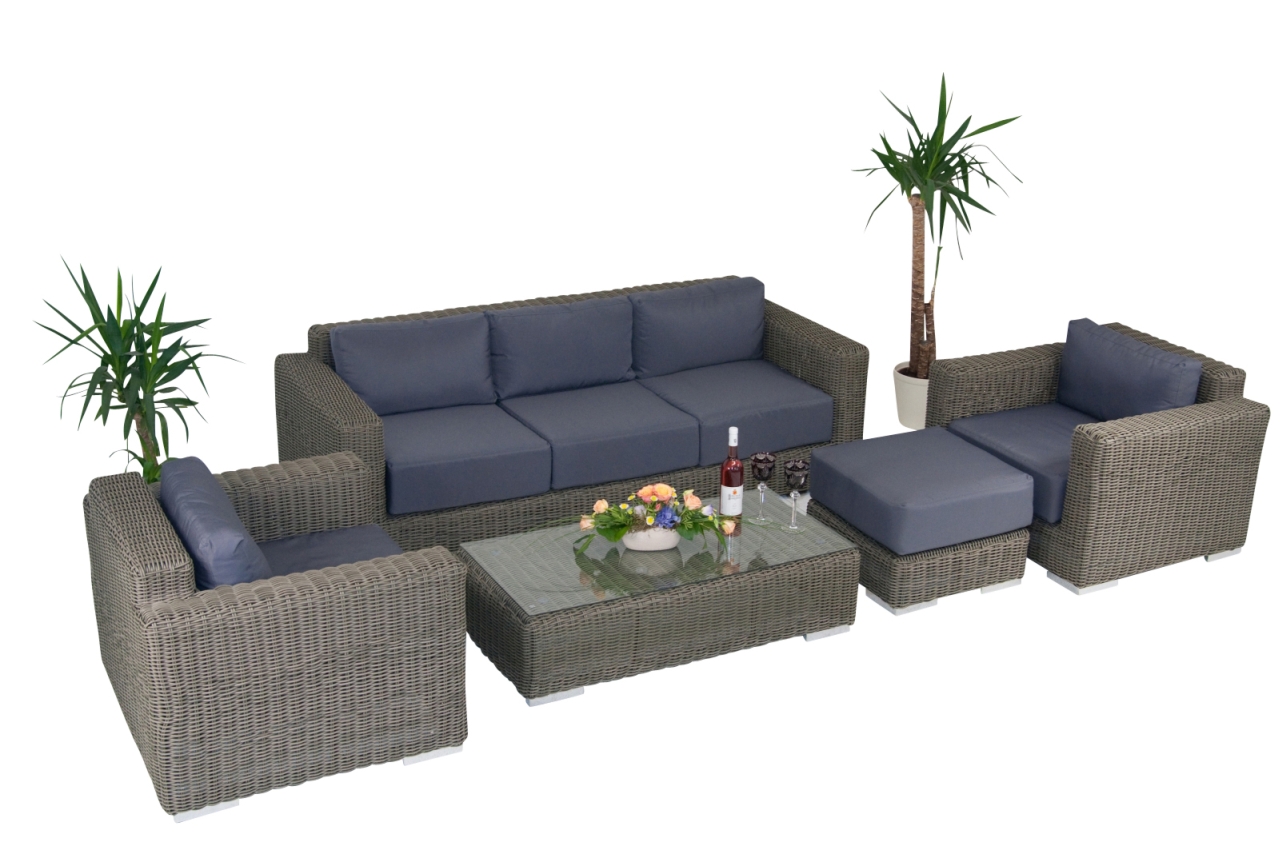 Sitzgruppe Gartenm�bel Loungem�bel inkl. Sitz & R�ckenkissen