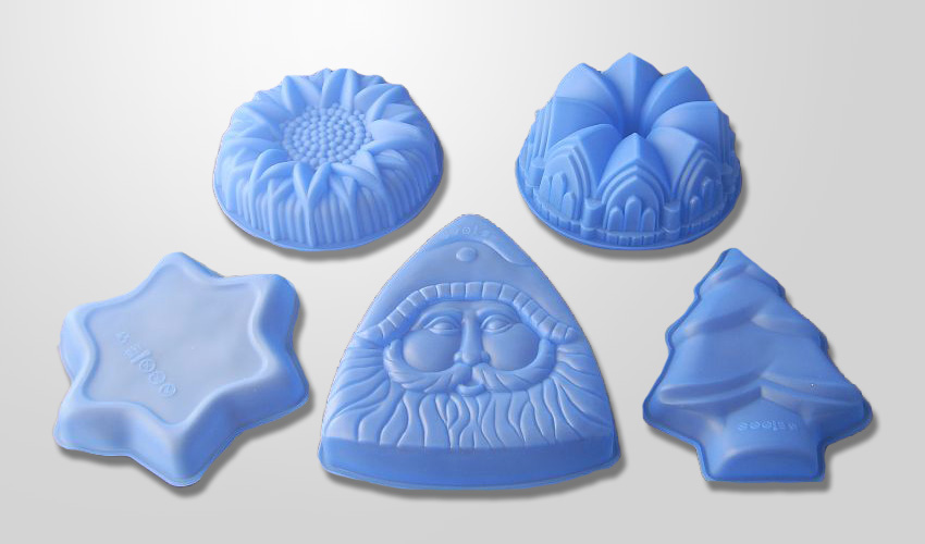 3 St. Silikon Backformen Kuchenformen