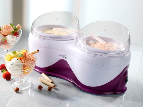 Eismaschine ice cream maker doppelt