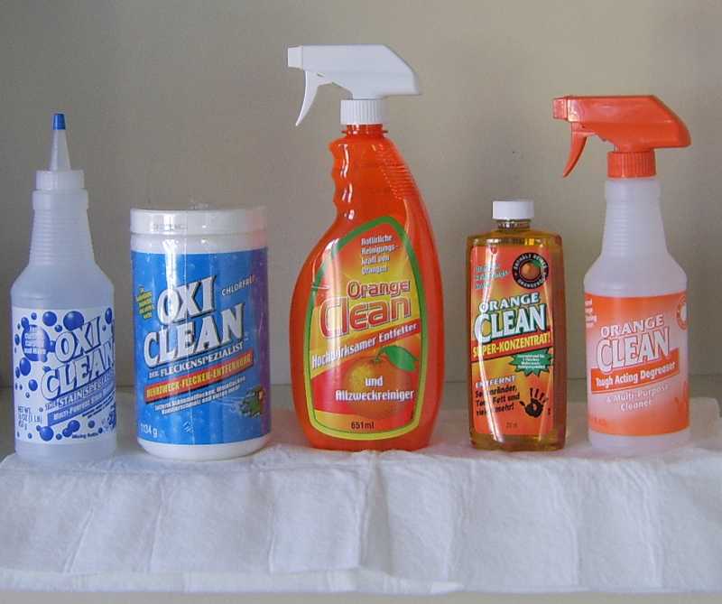Orange Clean Oxi Clean Putzmittel