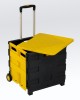 Einkaufskorb faltbar Einkaufstrolley Trolley Deckel NEU